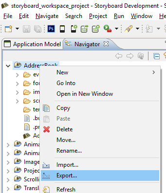 Nav View with Menu